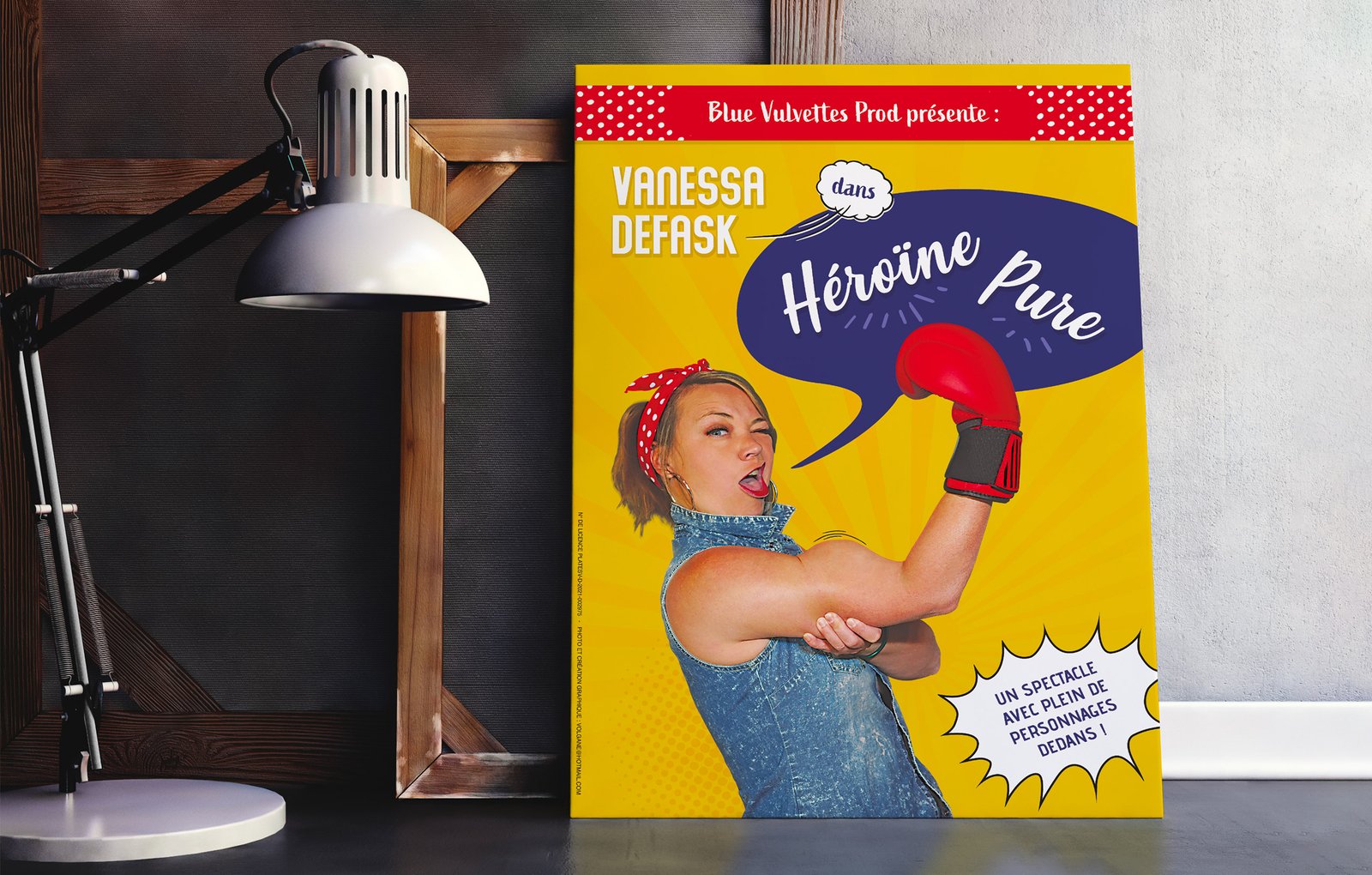 Affiche du spectacle « Héroïne Pure »