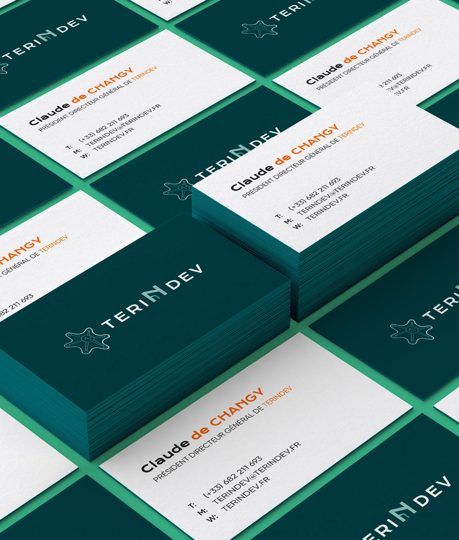 Cartes recto-verso foncées