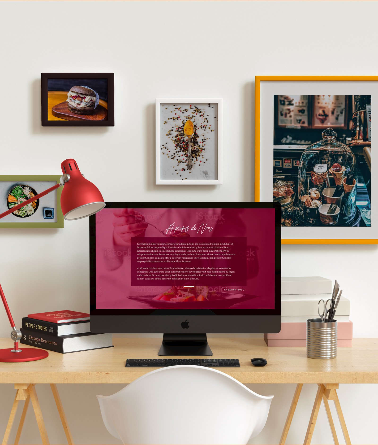 Ecran « à propos » du restaurant