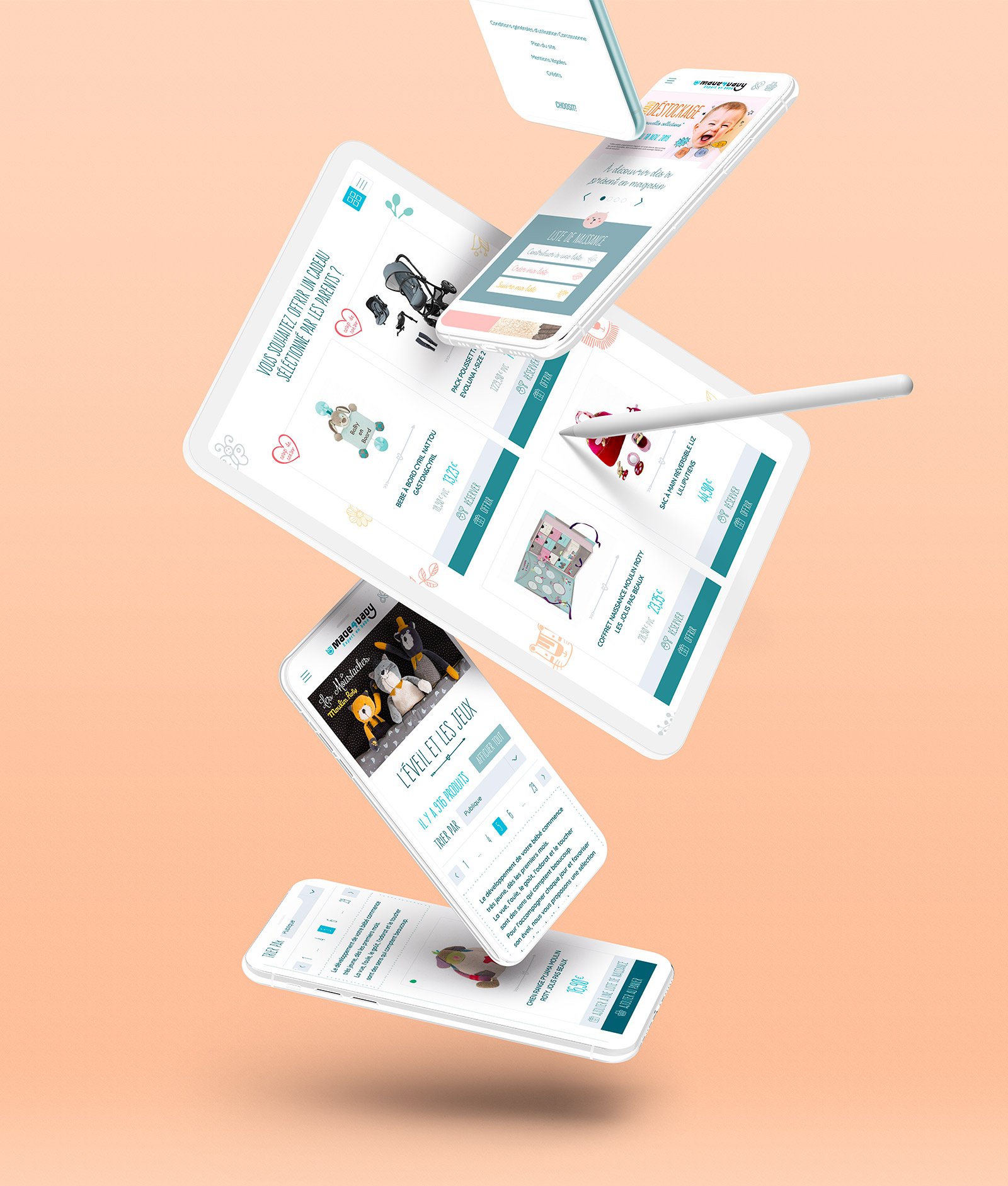 Divers écrans et devices