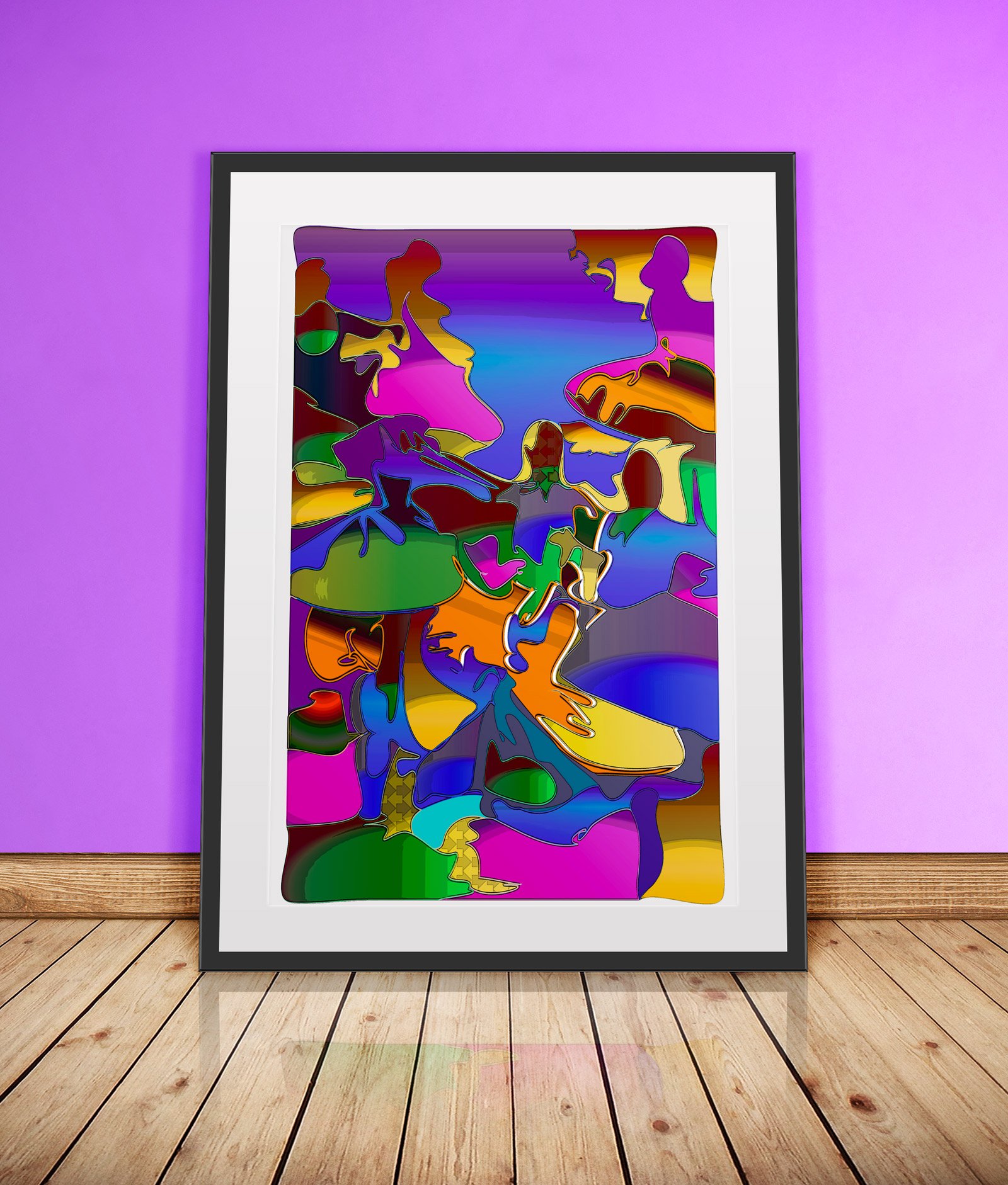 Illustration réalisée sur le thème de la danse